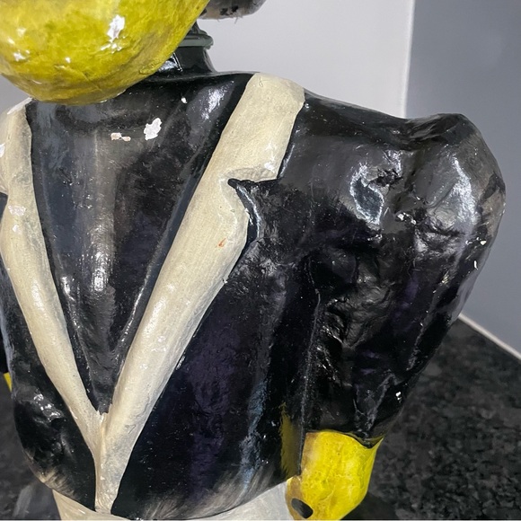 Dept 56 Frankenstein Bobble Head 18” Retired Papier-mâché Department Black Green - Picture 5 of 11